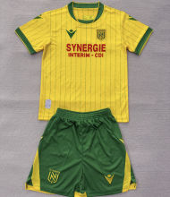 2025/26 Nantes Home Yellow Kids Soccer Jersey