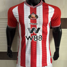 2025/26 Sunderland Home Player Version Soccer Jersey