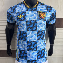 2026 M Utd Red Retro Style Player Version Soccer Jersey