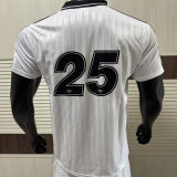2025/26 AD x oasis #25 White Retro Style Player Version Soccer Jersey (Have No.25 带号码）