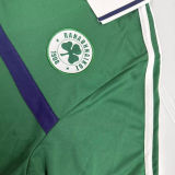 2000/2001 Panathinaikos Home Green Retro Soccer Jersey