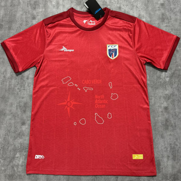 2025 Cape Verde Third Red Fans Jersey