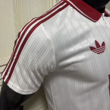 2025/26 AD x oasis #25 White Retro Style Player Version Soccer Jersey (Have No.25 带号码）