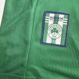 1998/1999 Panathinaikos Home Green Retro Soccer Jersey