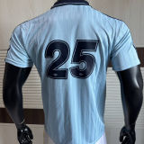 2025/26 AD x oasis #25 Blue Retro Style Player Version Soccer Jersey (Have No.25 带号码）