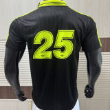 2025/26 AD x oasis #25 Black Retro Style Player Version Soccer Jersey (Have No.25 带号码）