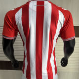 2025/26 Sunderland Home Player Version Soccer Jersey