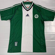 1998/1999 Panathinaikos Home Green Retro Soccer Jersey