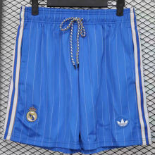 2025/26 RM Blue Retro Style Shorts Pants