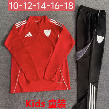 2026 Sevilla FC Red Kids Sweater Tracksuit