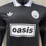 2025/26 AD x oasis #25 Black Retro Style Player Version Soccer Jersey (Have No.25 带号码）