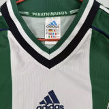 1998/1999 Panathinaikos Home Green Retro Soccer Jersey