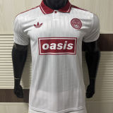 2025/26 AD x oasis #25 White Retro Style Player Version Soccer Jersey (Have No.25 带号码）