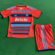 2011/2012 MS Away Red Retro Kids Soccer Jersey