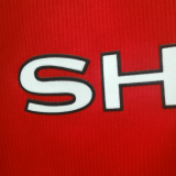 1998/1999 M Utd Home Retro Kids Long Sleeve Soccer Jersey