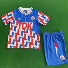 1989/1990 AA Away Retro Kids Soccer Jersey