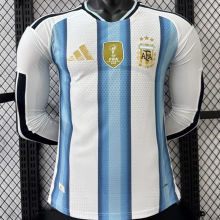 2026/27 Argentina Home Player Version Long Sleeve Soccer Jersey  背上有1893