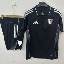 2026 Sevilla FC Black POLO Jersey (A Set) 有领