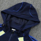 2026 Boca Sapphire Blue Windbreaker Jacket  蓝三边（A Set）