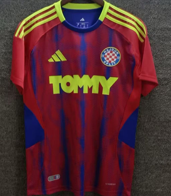 2026 Hajduk Split Red Blue Fans Soccer Jersey 斯普利特