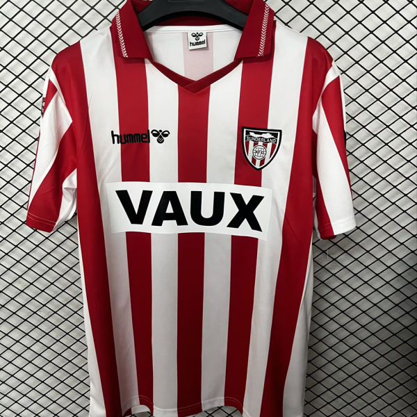 1991 Sunderland Home Retro Soccer Jersey
