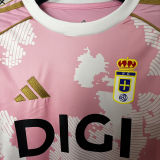 2026 Real Oviedo Pink Fans Soccer Jersey
