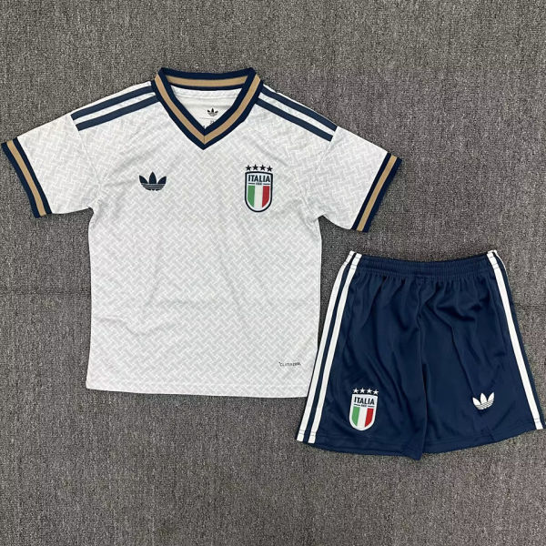 2026/27 Italy Away White Kids Soccer Jersey