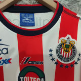 2002/2003 Chivas Home Red Retro Long Sleeve Soccer Jersey
