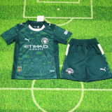 2025/26 Man City 4TH Kids Soccer Jersey