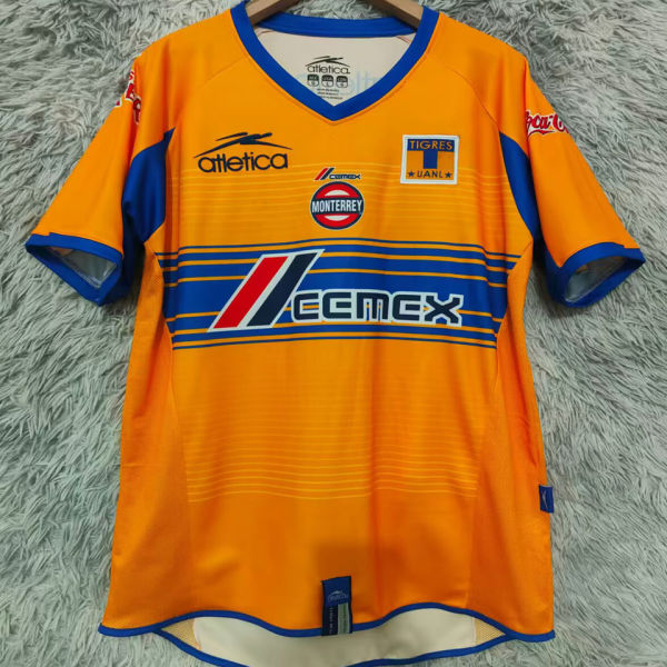 2006 Tigres UANL Home Yellow Retro Soccer Jersey
