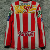2002/2003 Chivas Home Red Retro Long Sleeve Soccer Jersey
