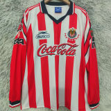1998/1999 Chivas Home Retro Long Sleeve Soccer Jersey