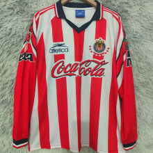 1998/1999 Chivas Home Retro Long Sleeve Soccer Jersey