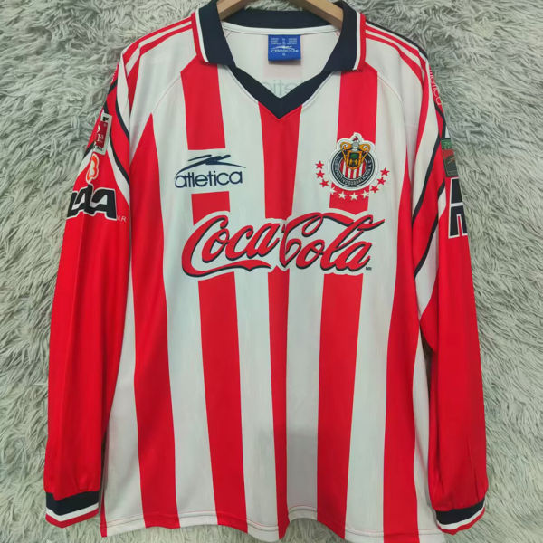 1998/1999 Chivas Home Retro Long Sleeve Soccer Jersey