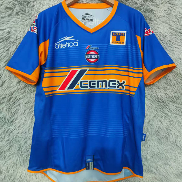 2006 Tigres UANL Away Blue Retro Soccer Jersey