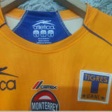 2005 Tigres UANL Home Yellow Retro Soccer Jersey