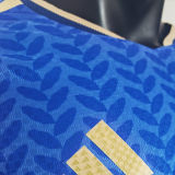 2026/27 Italy Home Blue Player Version Long Sleeve Soccer Jersey