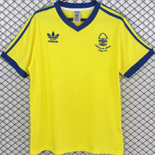 1977/1980 Nottingham Away Yellow Retro Soccer Jersey