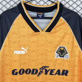 1996/1998 Wolves Home Yellow Retro Soccer Jersey