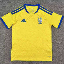 2026/27 Ukraine Home Yellow Fans Soccer Jersey