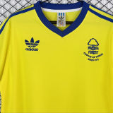 1977/1980 Nottingham Away Yellow Retro Soccer Jersey