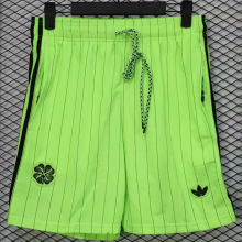 2025/26 Celtic Green Retro Style Shorts Pants