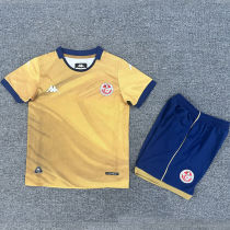 2026/27 Tunisia Third Gold Kids Soccer Jersey