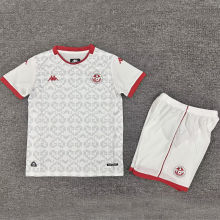 2026/27 Tunisia Away White Kids Soccer Jersey