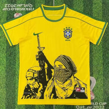 1998 Brazil Special Edition Retro Fans Soccer Jersey