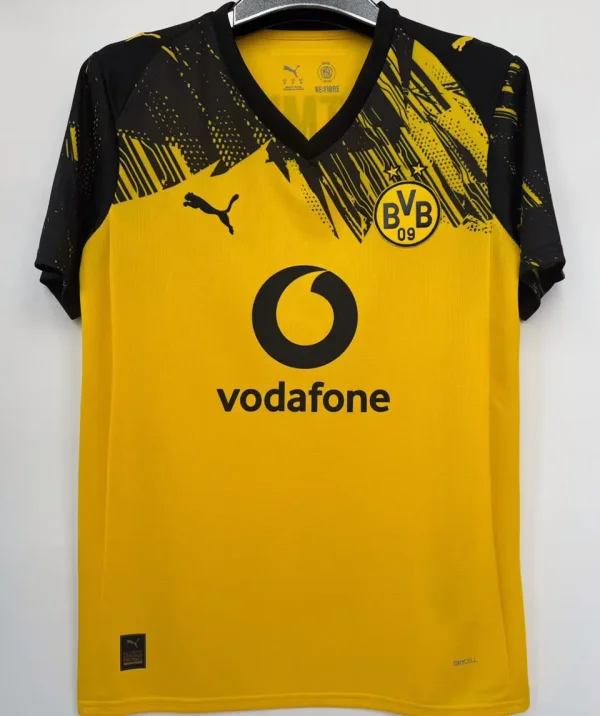 2025/26 BVB 1:1 Quality Home Yellow Fans Soccer Jersey 带胸前广告