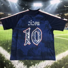 zizou #10 France Blue Special Edition Retro Style Fans Jersey