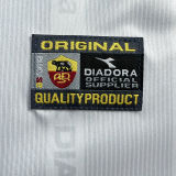 1999/2000 Roma Away White Retro Soccer Jersey