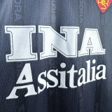 1999/2000 Roma Third Black Retro Long Sleeve Soccer Jersey