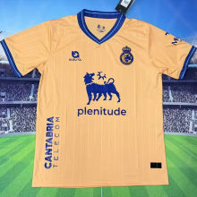 2025/26 Racing Santander Away Yellow Soccer Jersey 桑坦德竞技